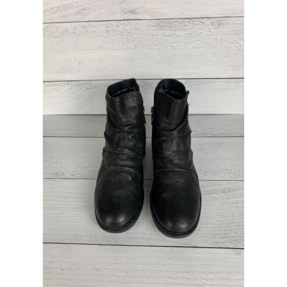 Sofft Women's Size 7.5 EUR 38.5 Black Leather Beckie Zipper Booties Shoes Boots - Picture 3 of 15